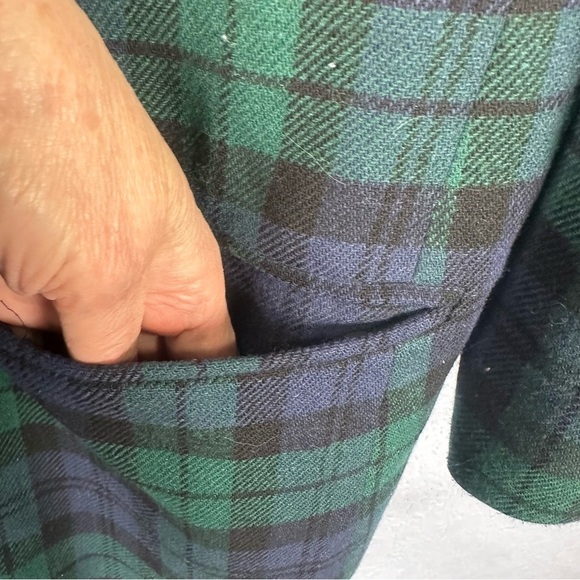 Brooks Brothers Vintage Women’s Plaid Wool Blend Blazer 12 Jacket Made in USA - Picture 3 of 9